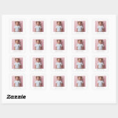Gepersonaliseerde Happy Easter Sticker met foto (Vel)