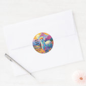Gepersonaliseerde Happy Eid al Adha Sticker (Envelop)