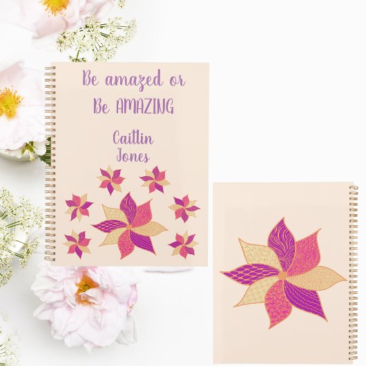 Gepersonaliseerde Happy Flower Planner
