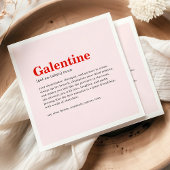Gepersonaliseerde Happy Galentine's Day Party serv Servet