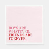 Gepersonaliseerde Happy Galentine's Day Party Servet (Voorkant)