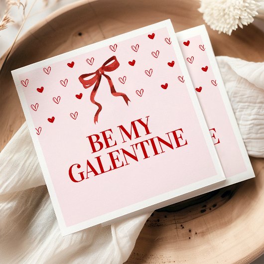 Gepersonaliseerde Happy Galentine's Day Party Servet