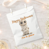 GEPERSONALISEERDE Happy Halloween | BIG EYE MUMMY Bedankzakje (Geknipt)