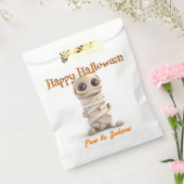 GEPERSONALISEERDE Happy Halloween | BIG EYE MUMMY Bedankzakje (Gezegeld)