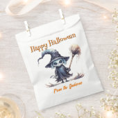 Gepersonaliseerde Happy Halloween CREEPY SKELETON  Bedankzakje (Geknipt)