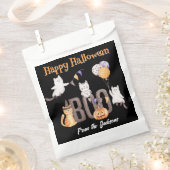 Gepersonaliseerde Happy Halloween | KITTENS & BOEK Bedankzakje (Geknipt)