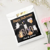 Gepersonaliseerde Happy Halloween | KITTENS & BOEK Bedankzakje (Gezegeld)