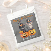 Gepersonaliseerde Happy Halloween | KITTENS EN POM Bedankzakje (Geknipt)