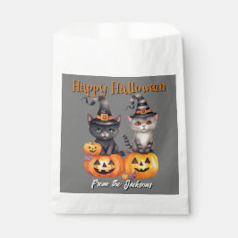 Gepersonaliseerde Happy Halloween | KITTENS EN POM Bedankzakje
