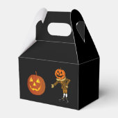 Gepersonaliseerde Happy Halloween Pumpkin Treats P Bedankdoosjes (Achterkant)