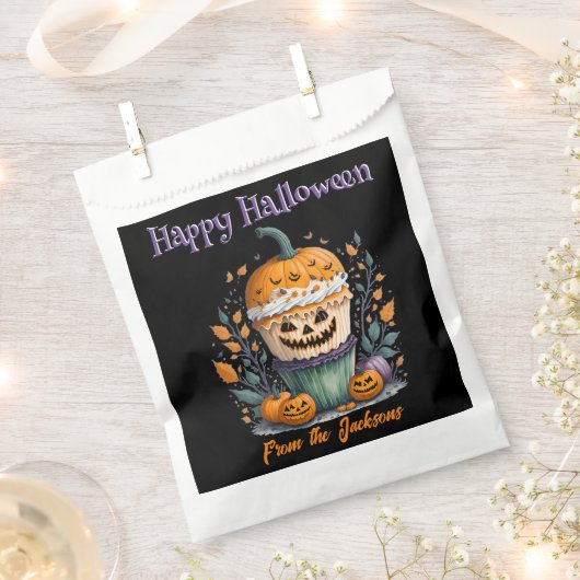 Gepersonaliseerde Happy Halloween RARE POMPOEN CUP Bedankzakje (Geknipt)