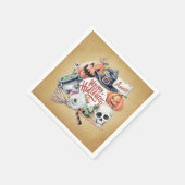 Gepersonaliseerde Happy Halloween | Servet (Hoek)