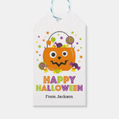 Gepersonaliseerde Happy Halloween Snoep Pail Gift  Cadeaulabel (Voorkant)