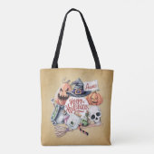 Gepersonaliseerde  Happy Halloween | Tote bag (Achterkant)