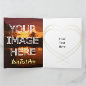 Gepersonaliseerde Happy Jubileum Kaart met foto (Binnen)