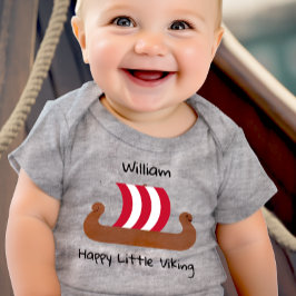 Gepersonaliseerde Happy Little Viking Romper