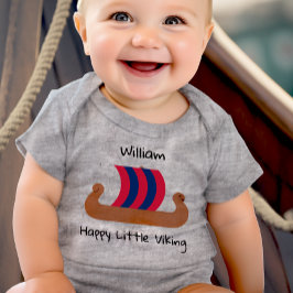 Gepersonaliseerde Happy Little Viking Romper