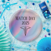 Gepersonaliseerde Happy Match Day 2025 Residency D Papieren Bordje (Feest)