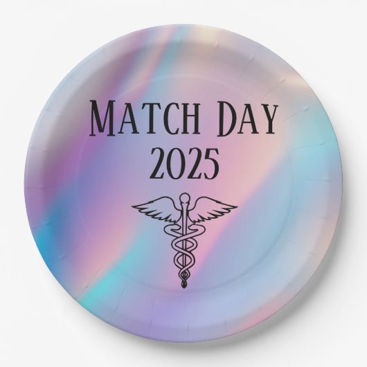 Gepersonaliseerde Happy Match Day 2025 Residency D Papieren Bordje (Voorkant)