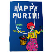 Gepersonaliseerde Happy Purim! Medium Cadeauzakje (Voorkant)