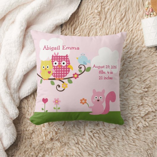 Gepersonaliseerde Happy Tree Ownership Pillow Keep Kussen (Deken)