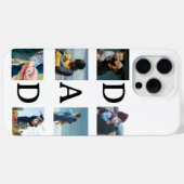 Gepersonaliseerde Happy Vaderdag Kaart met Foto Case-Mate iPhone Case (Achterkant (horizontaal))