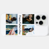 Gepersonaliseerde Happy Vaderdag Kaart met Foto Case-Mate iPhone Case (Achterkant (horizontaal))