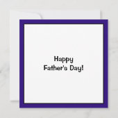 Gepersonaliseerde Happy Vaderdag Love You Foto (Achterkant)