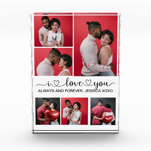 Gepersonaliseerde Happy Valentijns Dag 6 Foto (Voorkant)