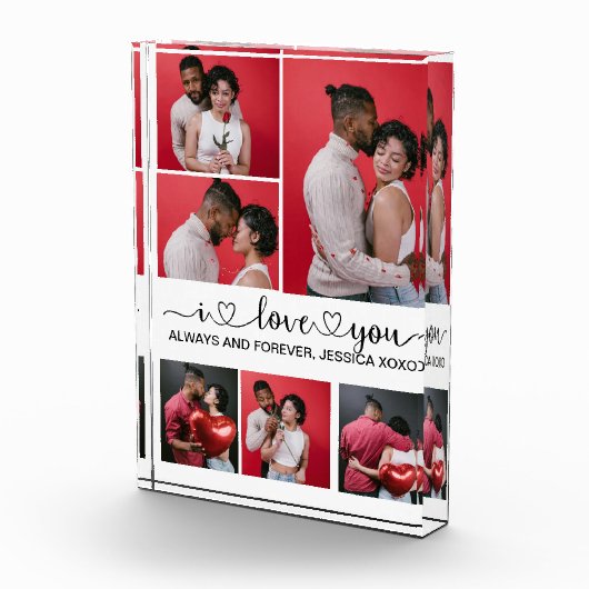 Gepersonaliseerde Happy Valentijns Dag 6 Foto (Rechts)