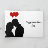 Gepersonaliseerde Happy Valentijn's Day-kaart Feestdagen Kaart (Binnen)