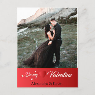 Gepersonaliseerde Happy Valentijnsdag fotovakantie Briefkaart