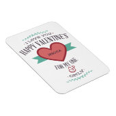 Gepersonaliseerde Happy Valentijns's voor mijn One Magneet (Rechterzijde)