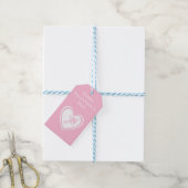 Gepersonaliseerde Happy Valentine's Day Cadeau Lab Cadeaulabel (Met Touw)