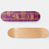 Gepersonaliseerde Hard-Rock Maple Skateboard (Horizontaal)