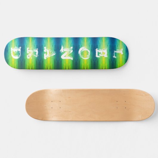Gepersonaliseerde Hard-Rock Maple Skateboard (Horizontaal)