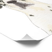 Gepersonaliseerde Harlequin Grote Deense kunst Foto Afdruk (Hoek)