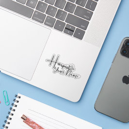 Gepersonaliseerde Harp Sticker