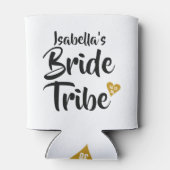 Gepersonaliseerde Hart van de Datum van de Stam Blikjeskoeler (Achterkant)