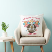 Gepersonaliseerde hartballon kussen (Stoel)