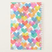 Gepersonaliseerde hartenplanner planner (Achterkant)