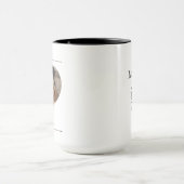 Gepersonaliseerde hartfoto en bericht voor mama mok (Midden)