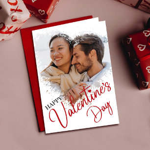 Gepersonaliseerde hartfotokaart voor valentijn’s D Kaart