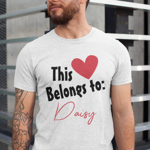 Gepersonaliseerde hartslag: een speciaal cadeau vo t-shirt