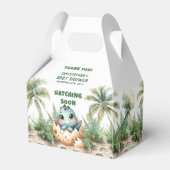 Gepersonaliseerde Hatching Soon Baby Bedankt Box Bedankdoosjes (Achterkant)