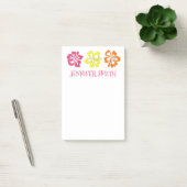 Gepersonaliseerde Hawaiian Hibiscus Flower Tropica Post-it® Notes (Kantoor)