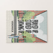 Gepersonaliseerde HBCU Faith Jigsaw Puzzel (Horizontaal)