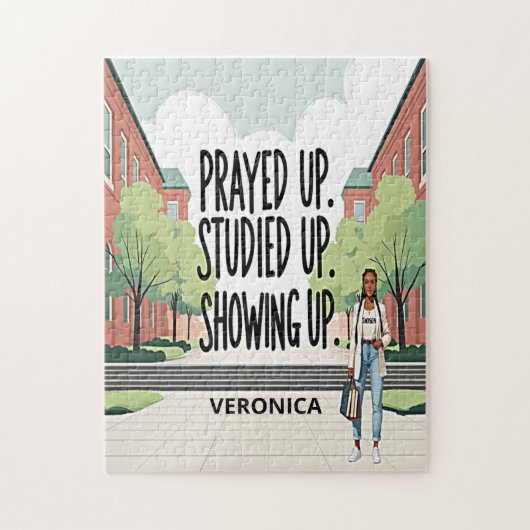 Gepersonaliseerde HBCU Faith Jigsaw Puzzel (Verticaal)