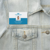 Gepersonaliseerde Health Care Logo Nurse Foto-ID Naamplaatje (In situ)