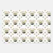 Gepersonaliseerde hedelgel uit de ooghoek Botanisc Inpakpapier Vel (Voorkant 3)